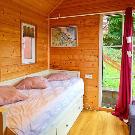 Сasa de vacaciones Tiny House Strandwagen Mit Terrasse