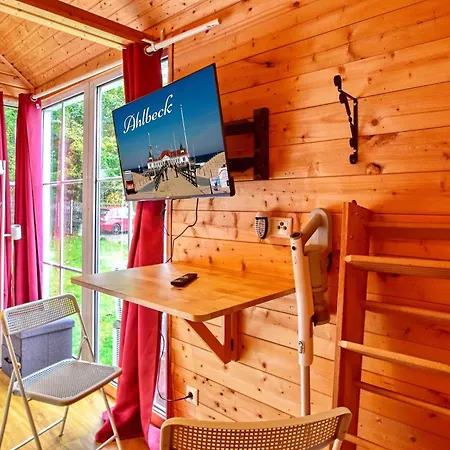 Сasa de vacaciones Tiny House Strandwagen Mit Terrasse Heringsdorf (Usedom)