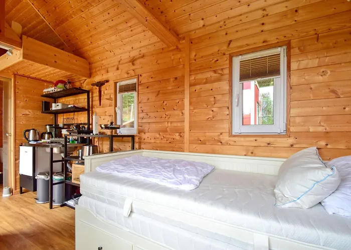 Tiny House Strandwagen Mit Terrasse