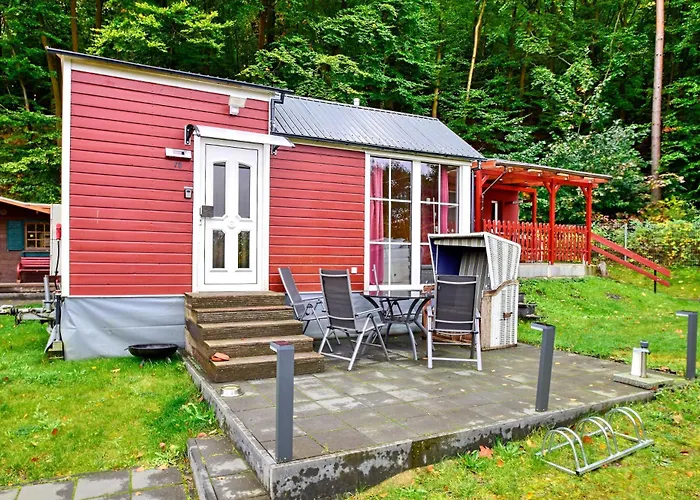 度假居 Tiny House Strandwagen Mit Terrasse