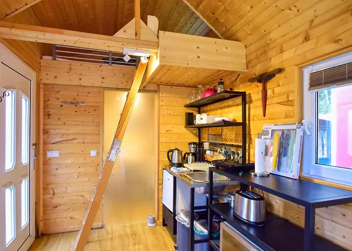 Tiny House Strandwagen Mit Terrasse 度假居