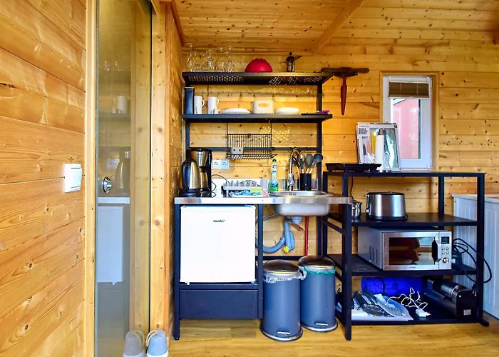 Tiny House Strandwagen Mit Terrasse 度假居 *